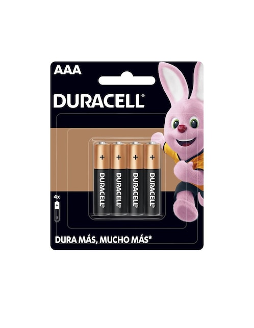 Set de 4 pilas alcalinas AAA Duracell