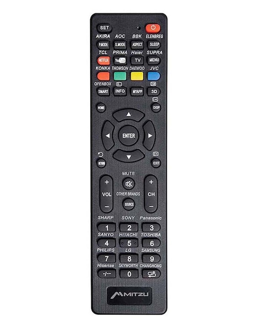 Control remoto universal para Smart TV Mitzu MRC-UNI13
