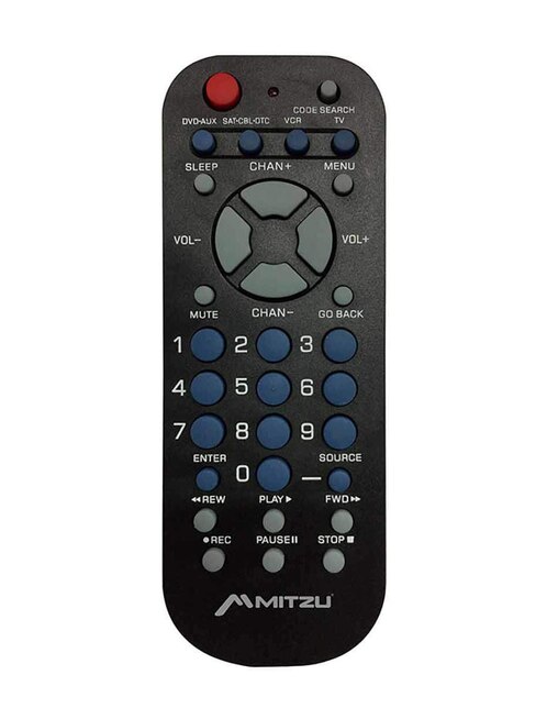 Mitzu® Control remoto universal 4 en 1 (TV, VCR, DVD, receptor cable)
