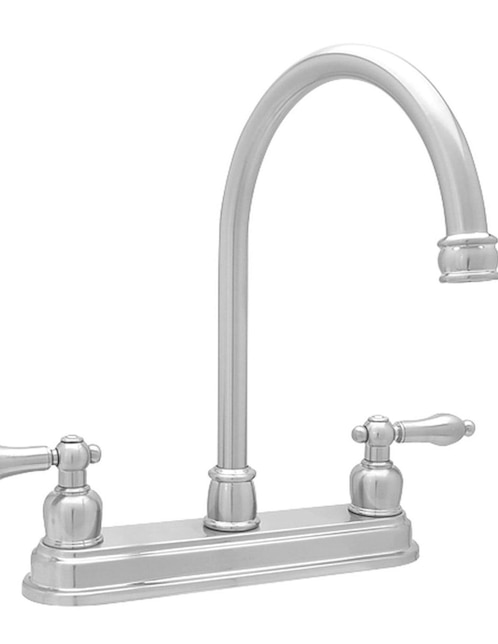 Mezcladora para cocina en acabado cromo y manerales de palanca, 8 Urrea 9329