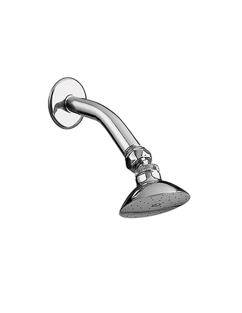 Regadera con brazo de latón y chapetón de acero inoxidable Urrea 294B