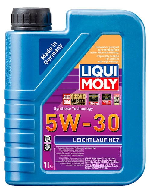 Aceite para automóvil Liqui Moly LeichtlaUf HC7 1 Litro