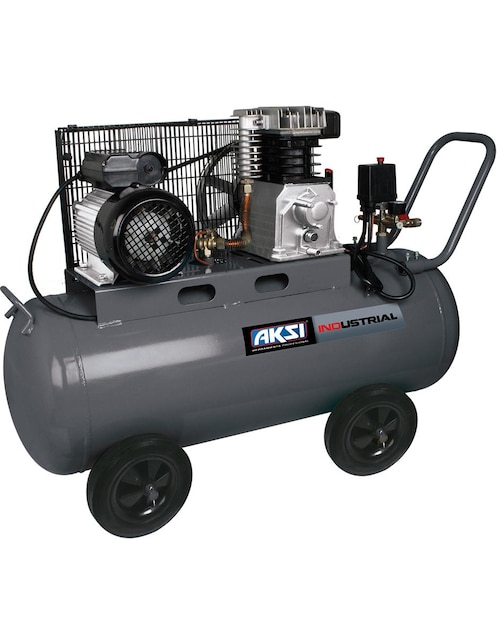 Compresor AKSI de banda 100 L 4HP 2985W 120V