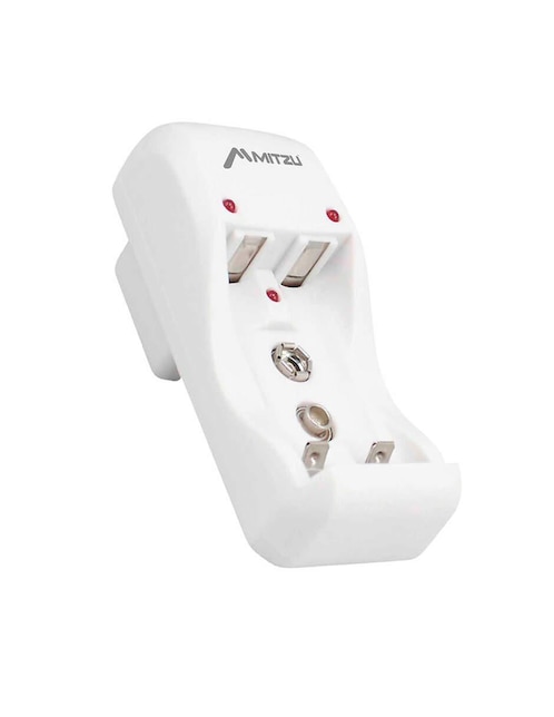 Cargador de Baterías Mitzu compatible con doble AA y triple AAA