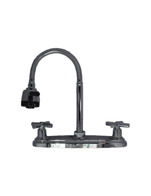 Mezcladora cromada flexible para fregadora con aireador Meer MZF8121FC