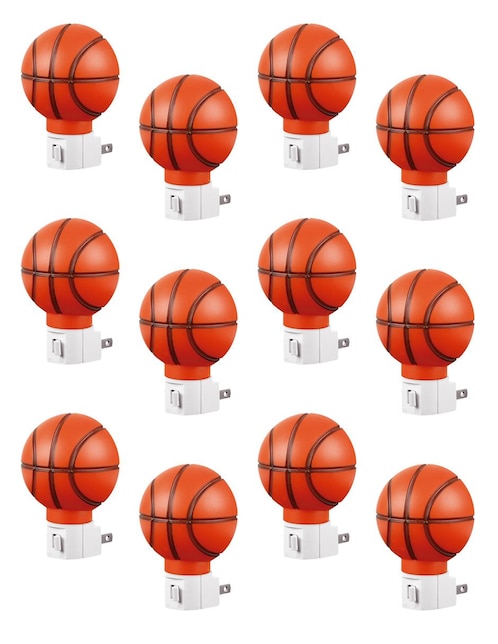 Set de luz de noche con interruptor 12 piezas AKSI Basketball
