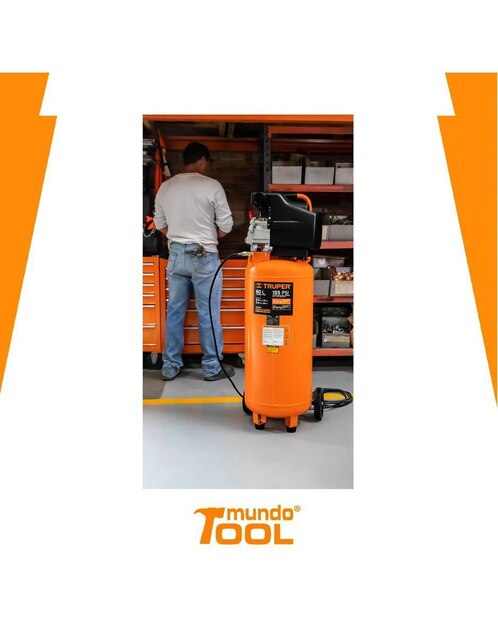 Compresor de aire vertical lubricado Truper 80 Litros 5
