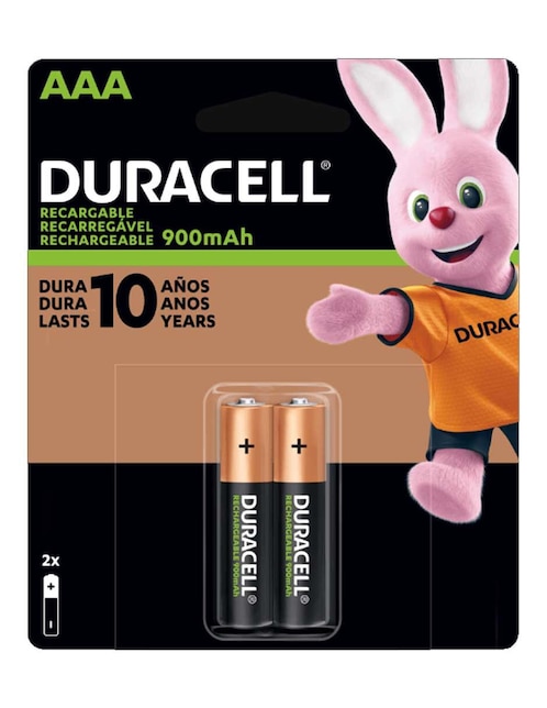 Set de 2 pilas recargables AAA Duracell