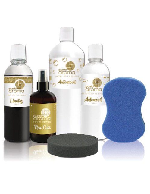 Kit de limpieza y pulido Punto Aroma  para auto
