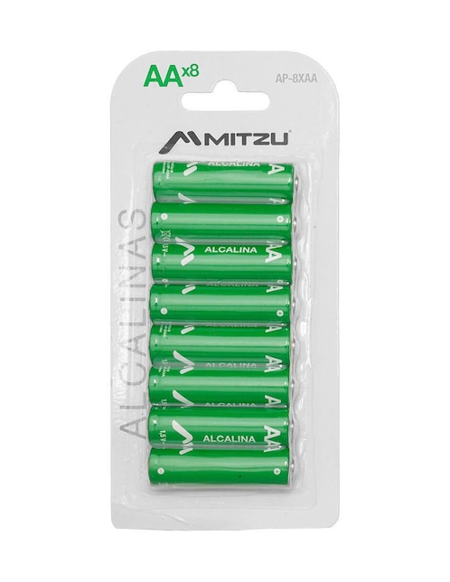 Baterías alcalinas AA Mitzu 1.5 V