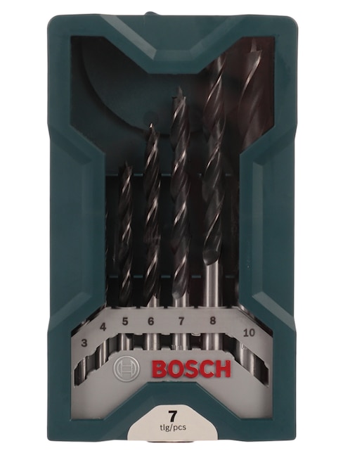 Juego de brocas para madera Bosch 7 piezas