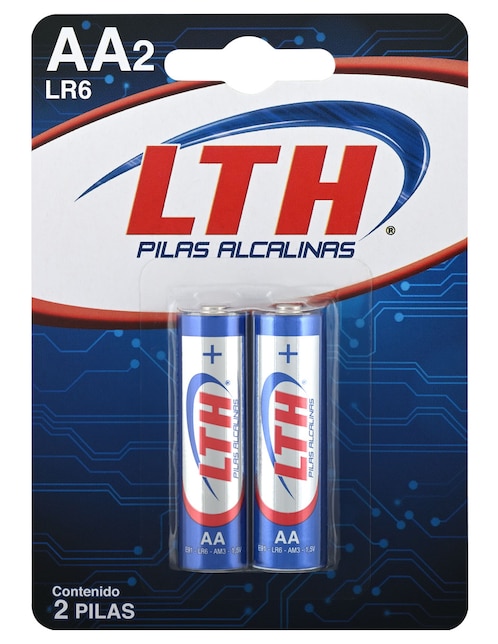 Set de 2 pilas AAA alcalinas LTH 1.5 V