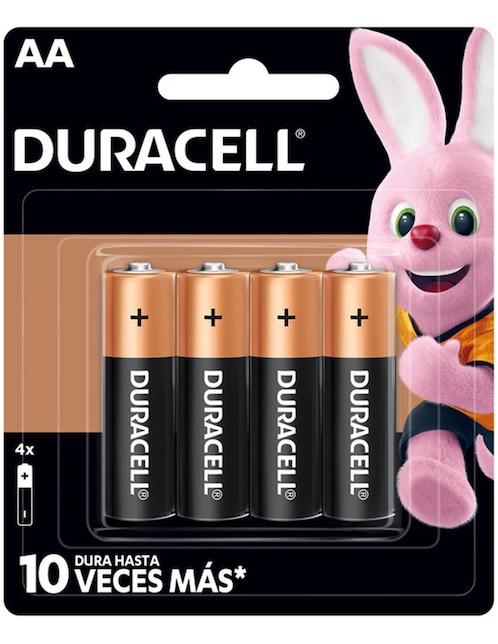 Batería AA Alcalino Duracell 1.5 V