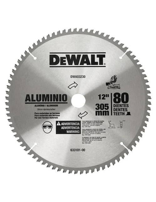 Disco de sierra de acero Dewalt