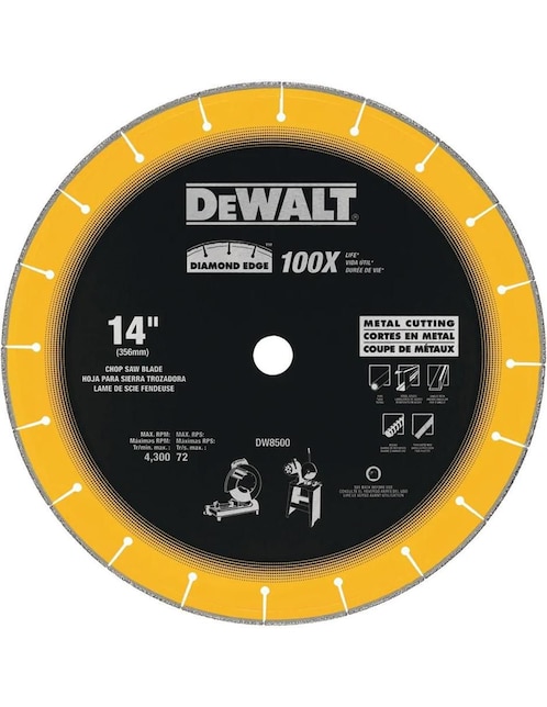 Disco de diamante de acero Dewalt