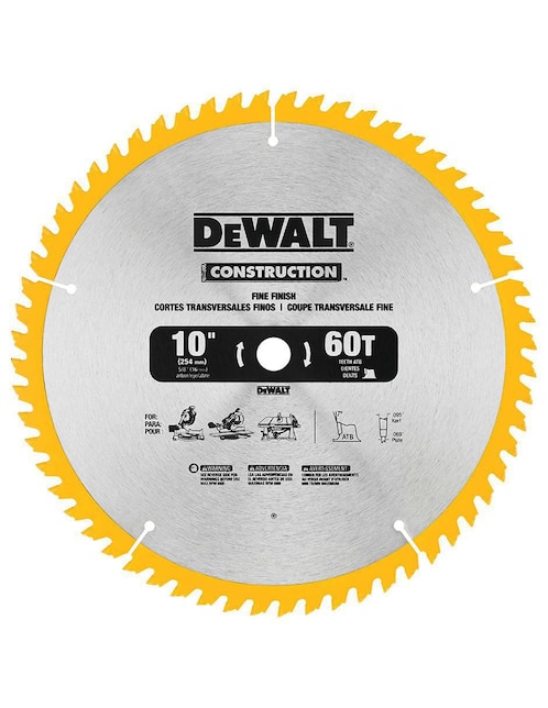 Sierra ingletadora Dewalt 10 pulgadas DW714-DWA