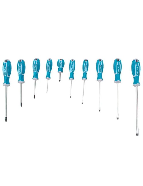 Set de desarmadores Total THT250610 10 piezas