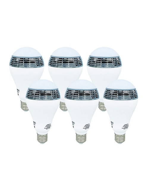 Set Focos LED Soundlogic 7 W de consumo 2.3 W de iluminación 80 lúmenes