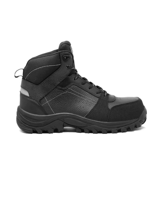 Bota industrial court oficial "de" cuero y piel