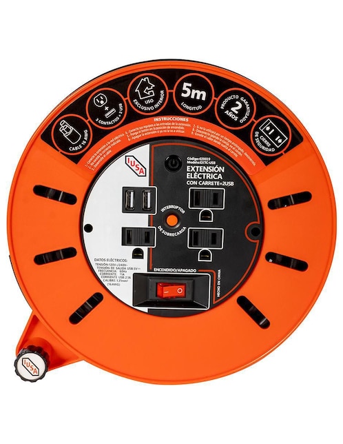 Extensión eléctrica Iusa 5 m
