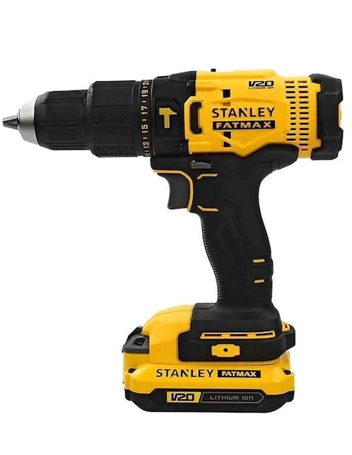 Taladro atornillador inalámbrico Stanley SCD711C2K-B3 de 20 V