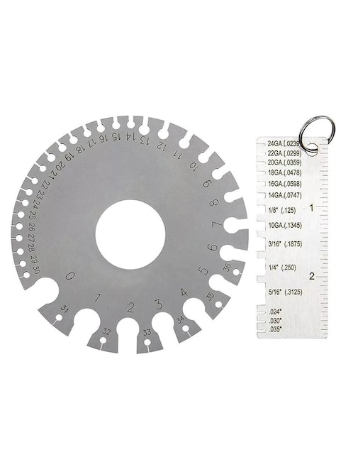 Calibrador de acero inoxidable