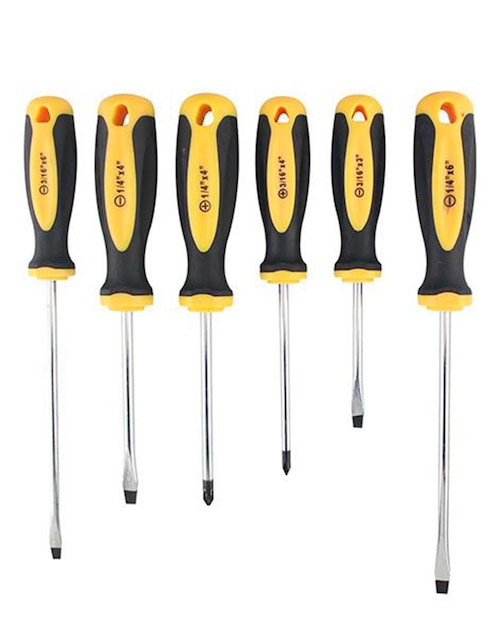 Set de desarmadores Keer S-6999 6 piezas