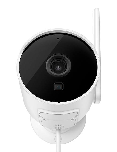 Cámara individual de seguridad Steren conexión alámbrica resolución de video Full HD ángulo de visión 10° a 90° con capacidad de grabar con visión nocturna compatible con App Store y Google Play para exterior