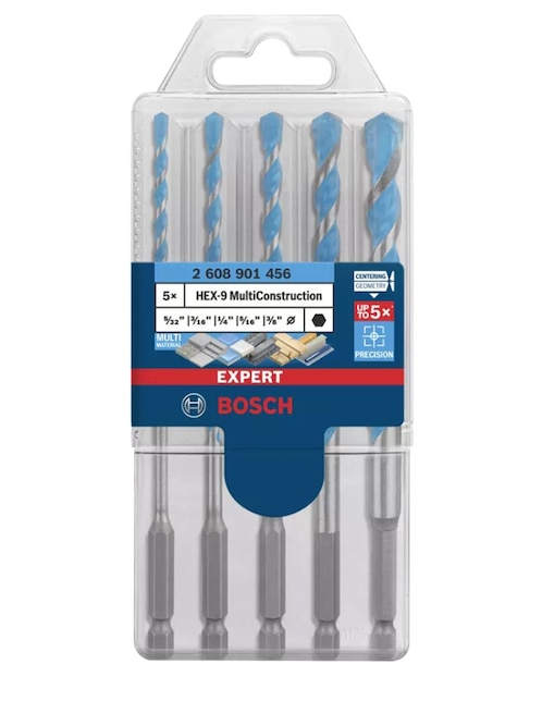 Juego de brocas para concreto Bosch con 5 piezas