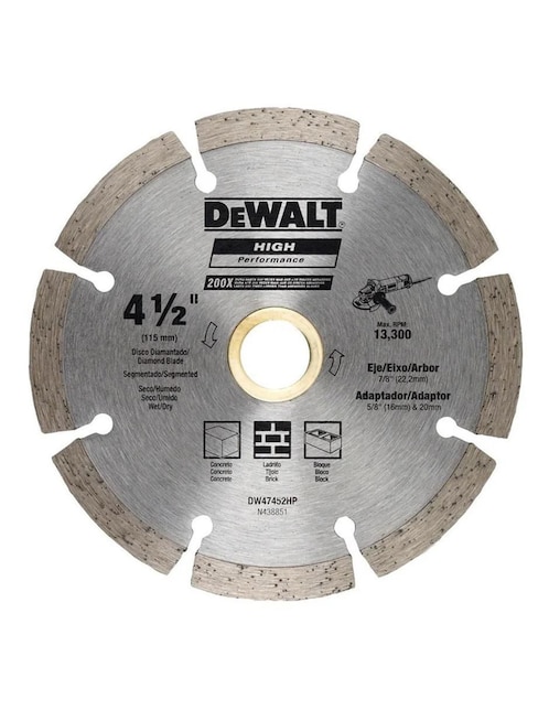 Disco de diamante de Metal Dewalt