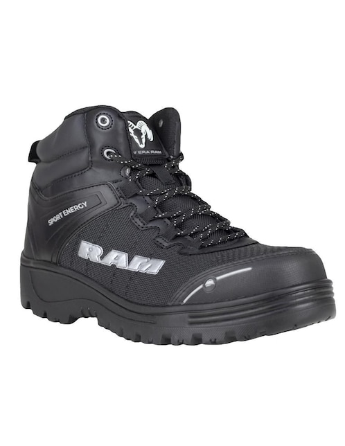 Bota industrial Ram de cuero y tela