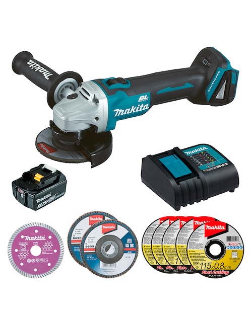 Esmeril angular Makita 20 V