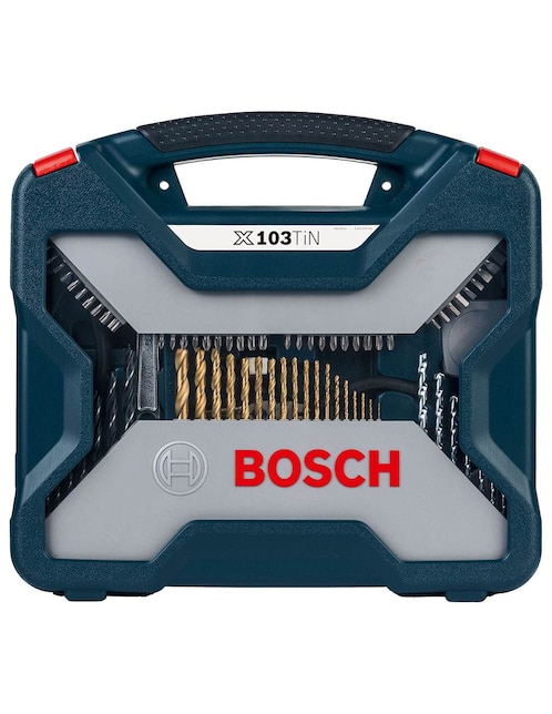Juego brocas multimateriales con 103 piezas