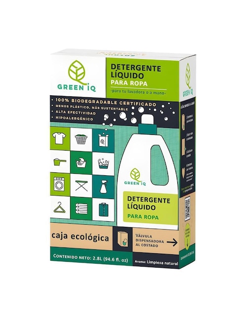 Detergente líquido Green IQ 2.8 Litros