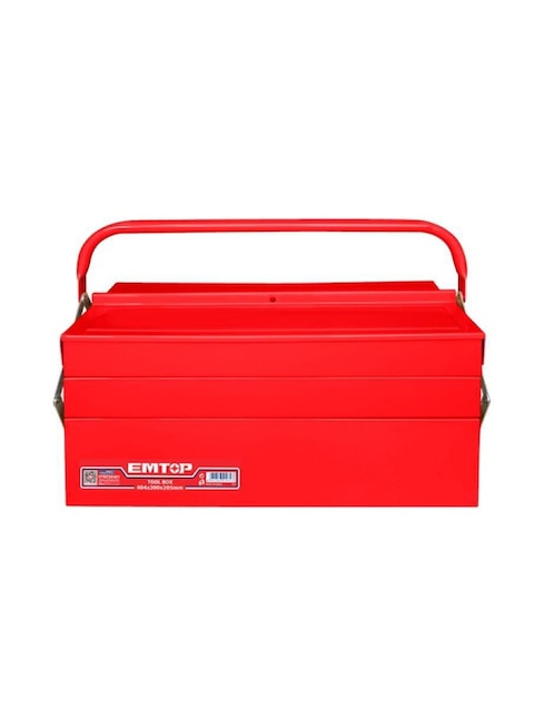 Caja de herramientas Emtop 5 compartimentos