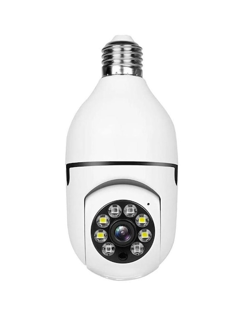 MYRVA Cámara individual de seguridad Myrva inalámbrica HD 360° con capacidad para grabar visión nocturna para interior y exterior