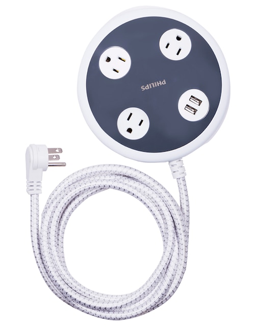 Extensión eléctrica Philips 2 m
