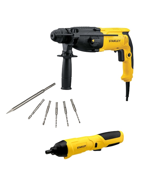 Set atornillador eléctrico Stanley 2 piezas