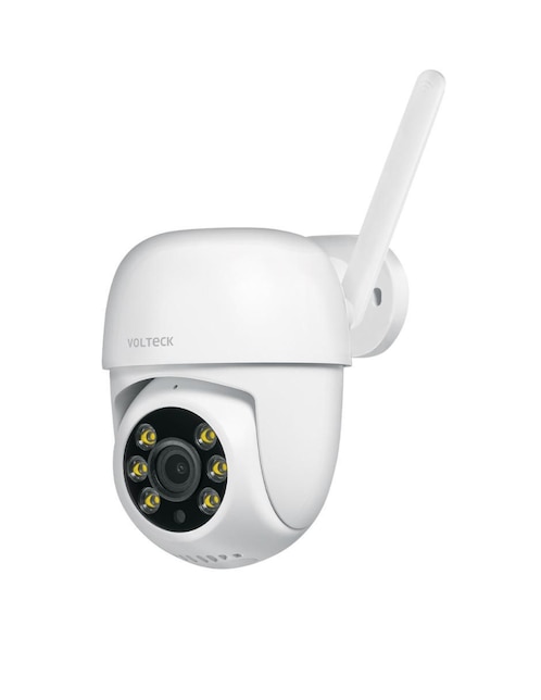 Cámara Wi-Fi de seguridad Volteck inalámbrica 2K 350° con capacidad para grabar visión nocturna para interior y exterior