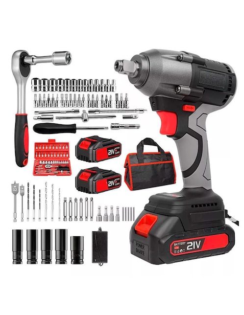 Set taladro atornillador inalámbrico Likepink Talmult de 21 V