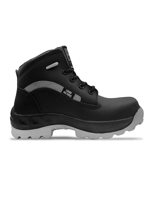 Bota Caribu de cuero y piel