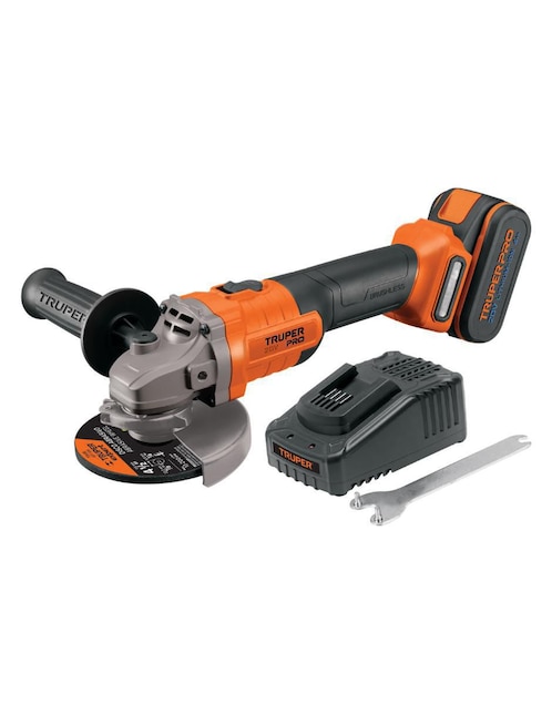 Pulidora angular Truper inalambrica 430 w
