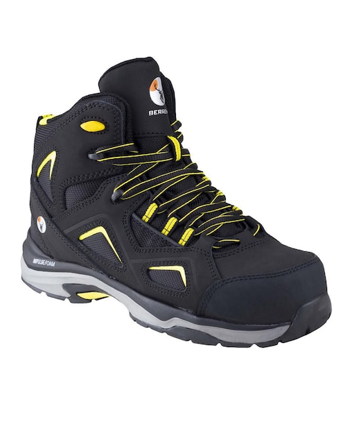 Bota industrial Berrendo de cuero y tela