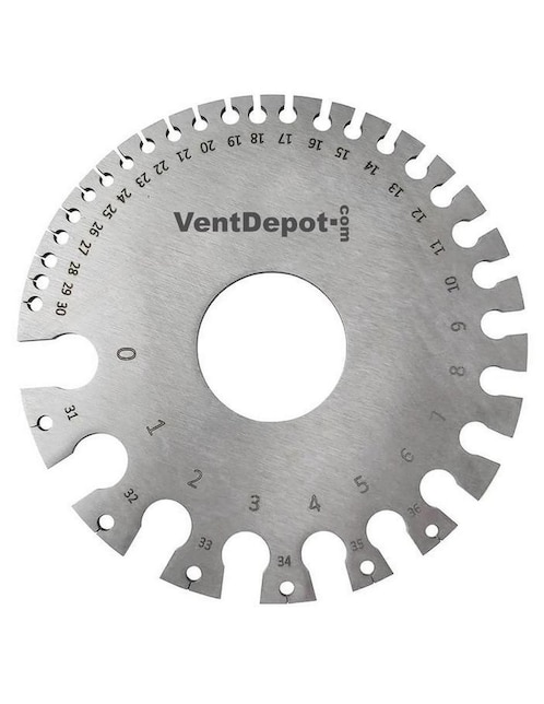 Calibrador de acero inoxidable Ventdepot