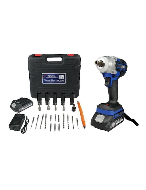 FIAT PROFESSIONAL Kit taladro y brocas inalámbrico Fiat Professional CONTESSA de 20 V