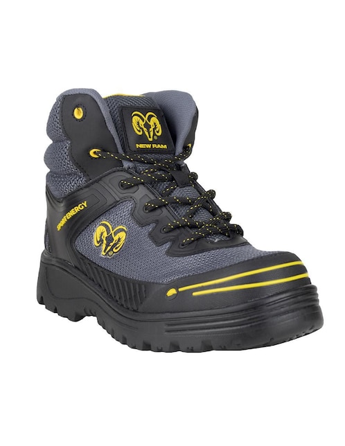 Bota industrial Ram de cuero y tela