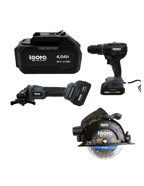 Kit herramienta eléctrica Igoto