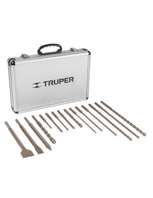 TRUPER Juego brocas para concreto Truper con 15 piezas
