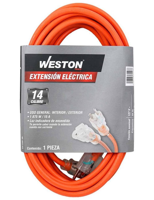 Extensión eléctrica Weston 15 m