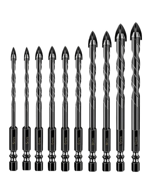 Juego brocas multimateriales Xtellar con 10 piezas